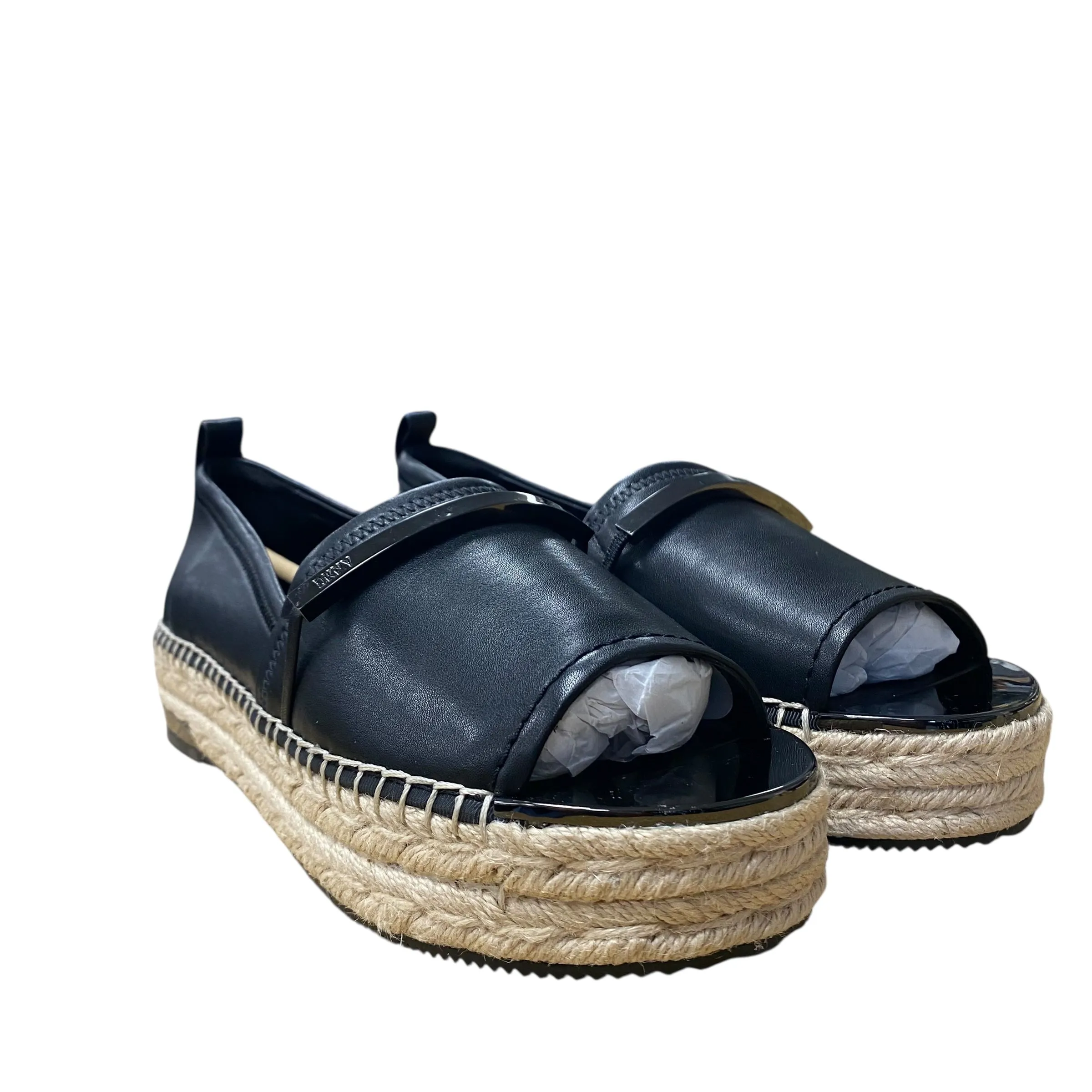 SANDALS FLATS by DKNY In BLACK, Size: 9