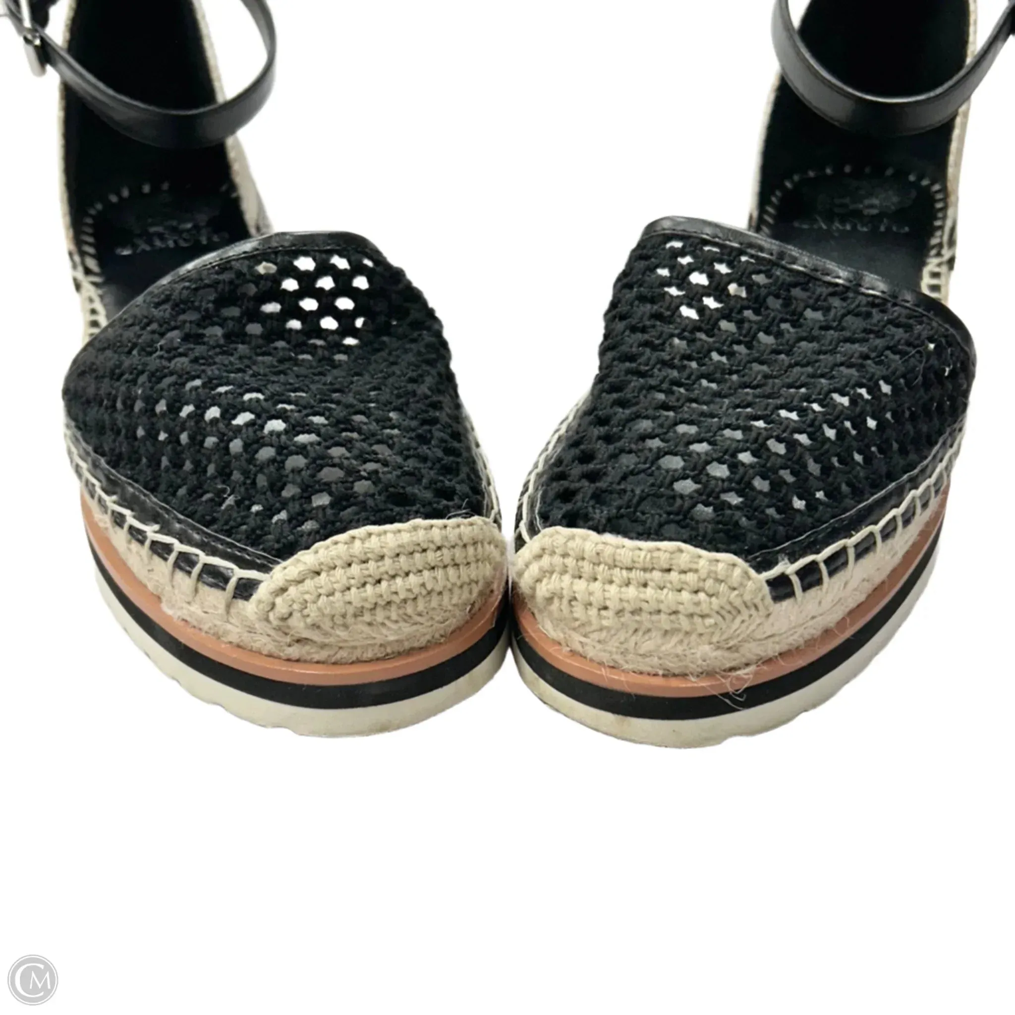 Sandals Flats By Vince Camuto In Black, Size: 7.5