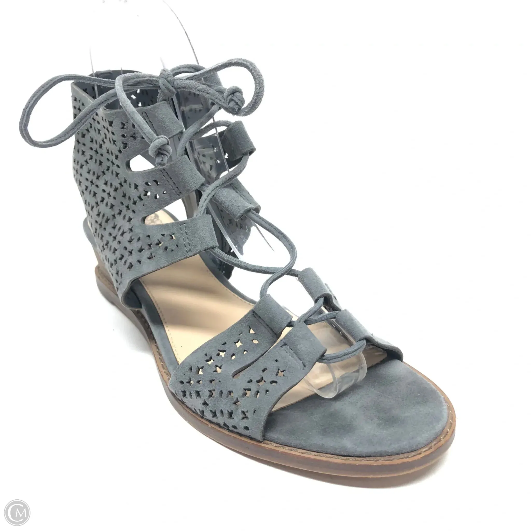 Sandals Flats By Vince Camuto In Grey, Size: 7
