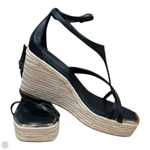 Sandals Heels Platform By Dkny In Black & Cream, Size: 10