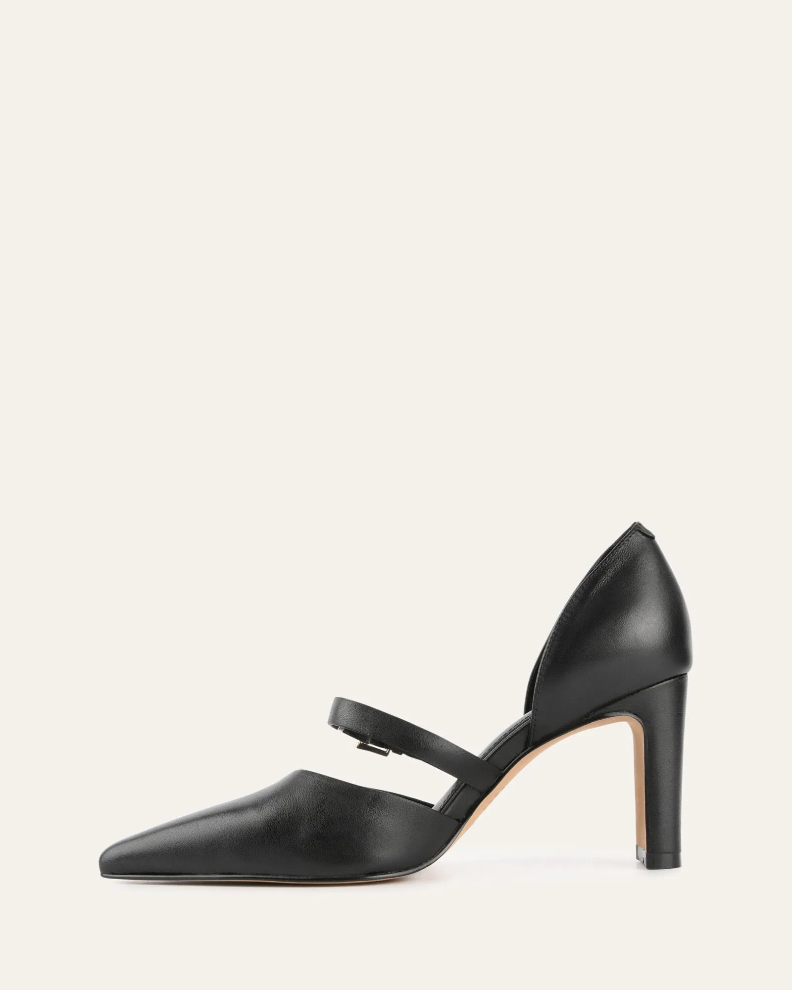 SAWYER HIGH HEELS BLACK LEATHER Jo Mercer