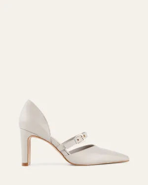 SAWYER HIGH HEELS BONE LEATHER Jo Mercer