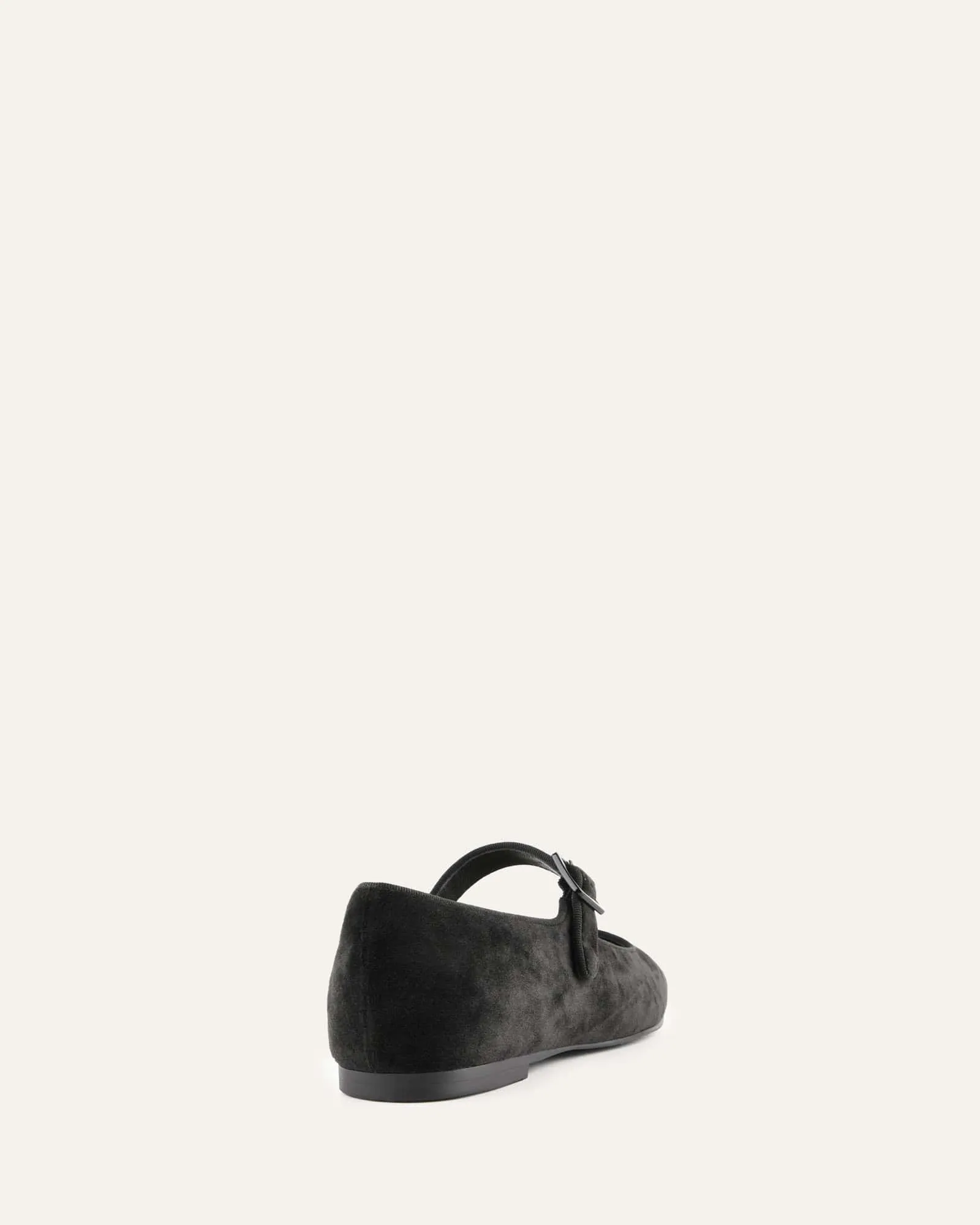 SERAFINA CASUAL FLATS BLACK VELVET Jo Mercer