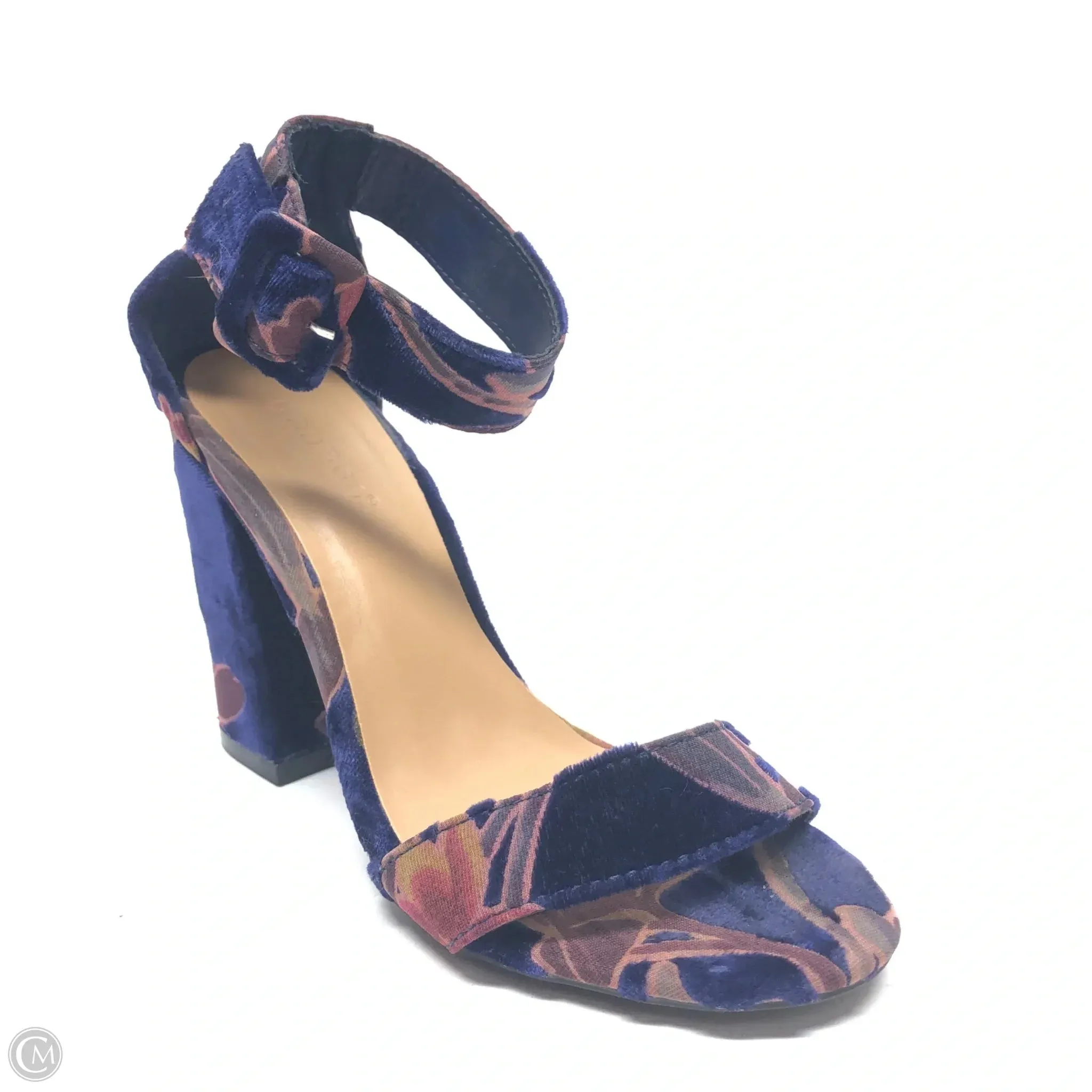 Shoes Heels Block By Bamboo In Purple, Size: 6