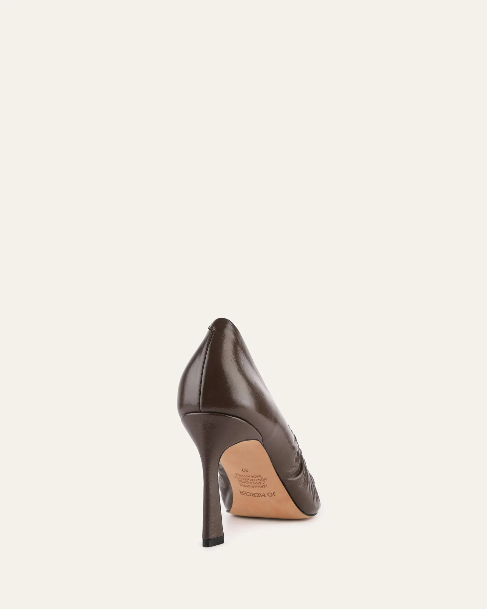 SINCLAIR HIGH HEELS DARK RYE LEATHER Jo Mercer