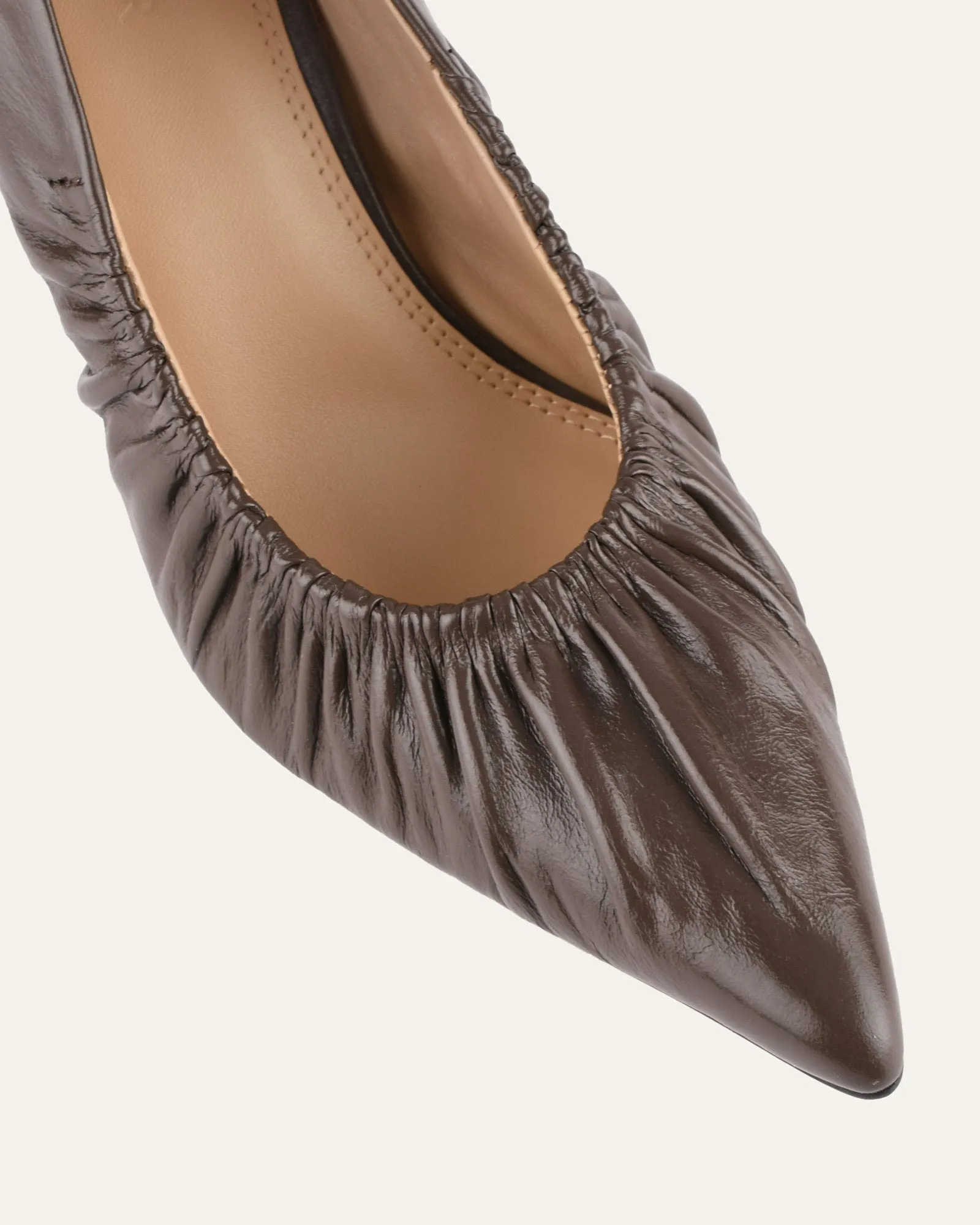 SINCLAIR HIGH HEELS DARK RYE LEATHER Jo Mercer