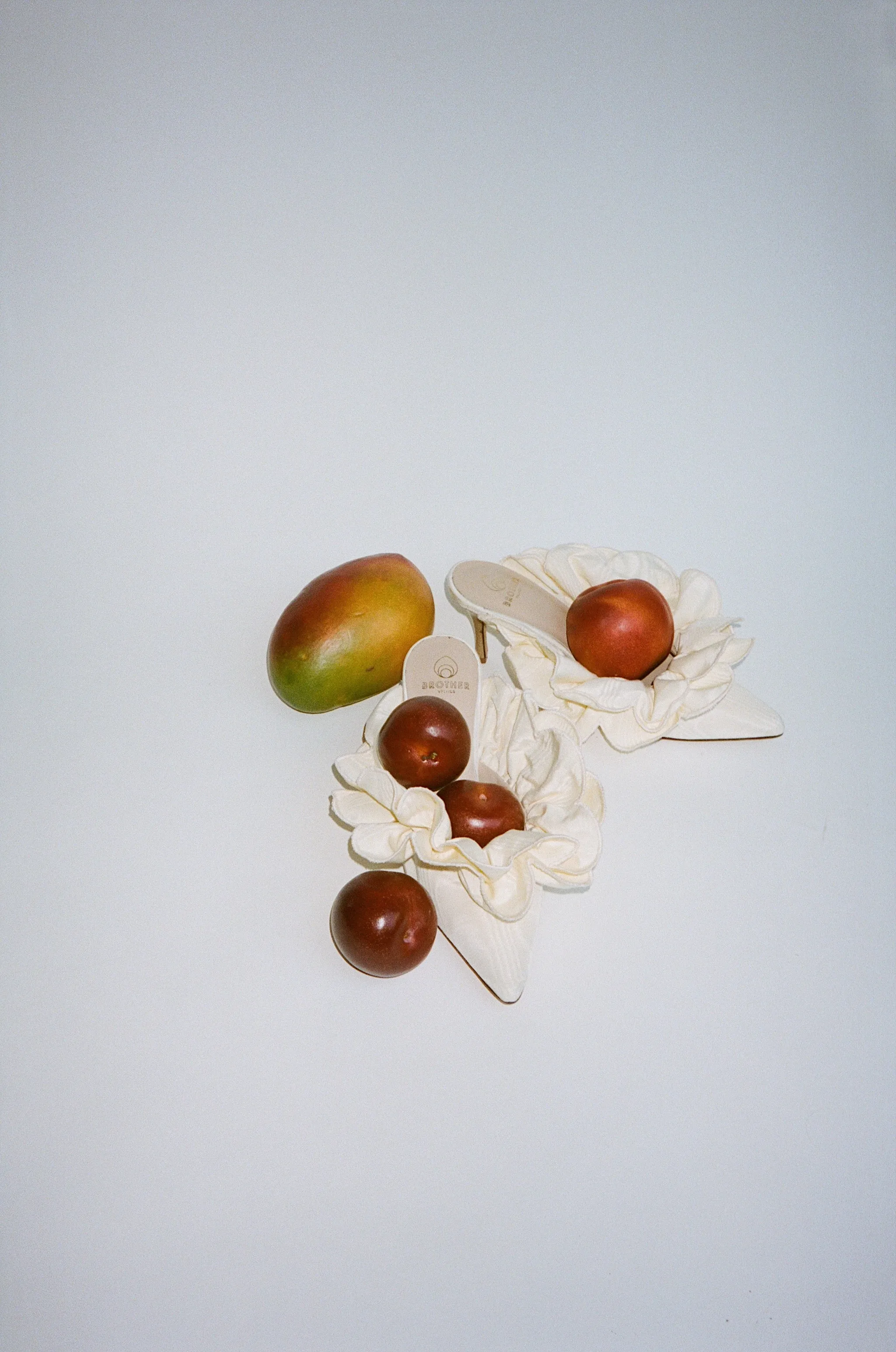 Stell Mule in Ivory Brother Vellies