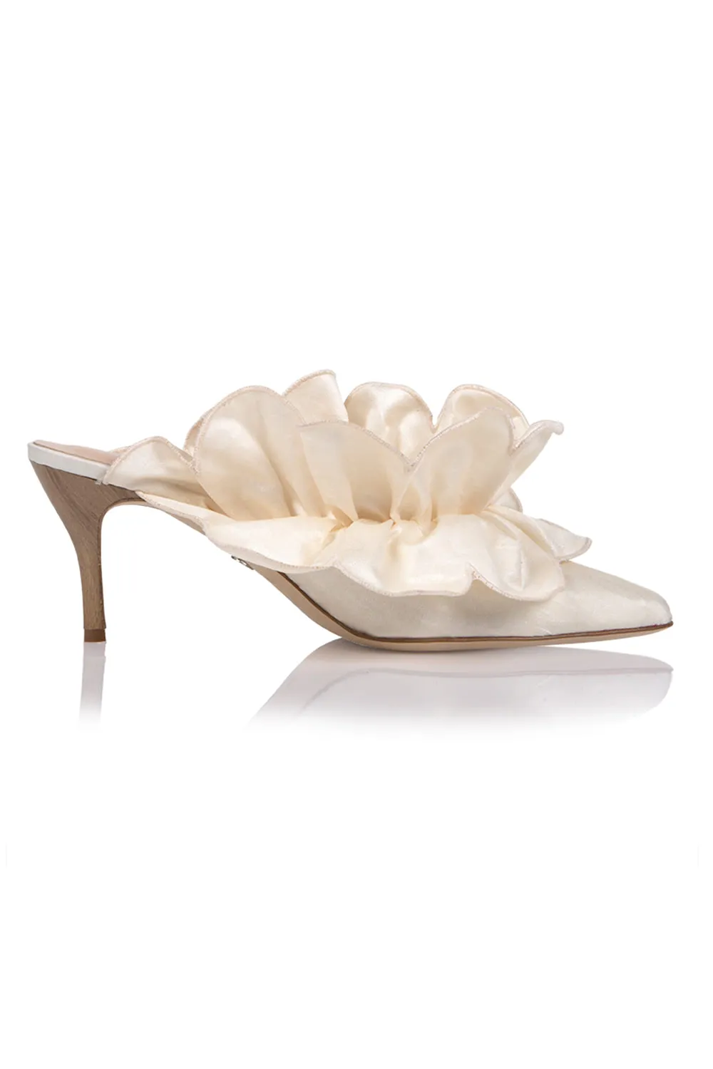 Stell Mule in Ivory Brother Vellies