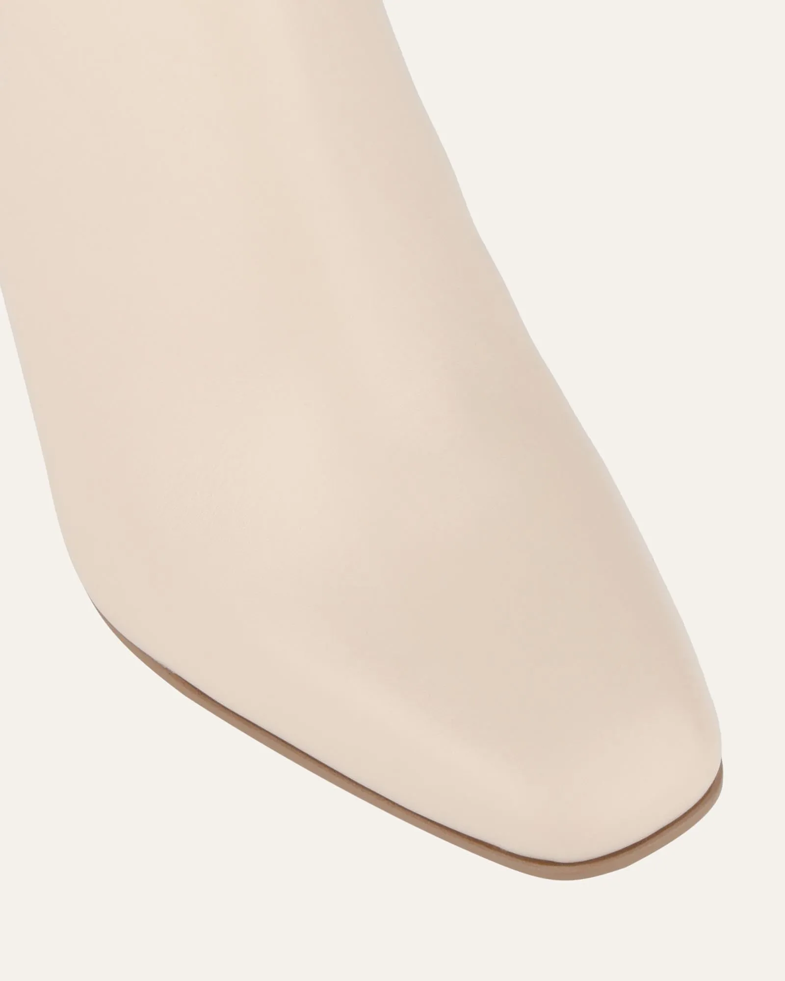 STORMI KNEE BOOTS SAND LEATHER Jo Mercer