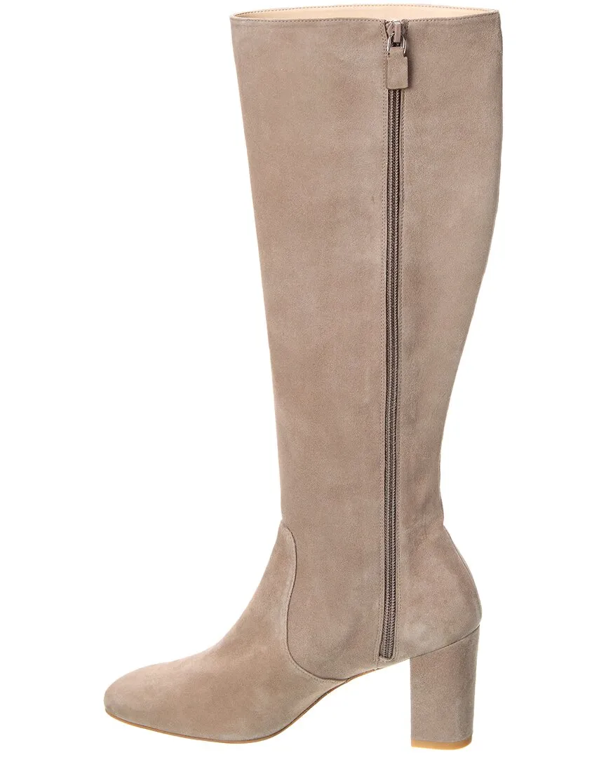 Stuart Weitzman Sofia Zip 75 Suede Knee-High Boot