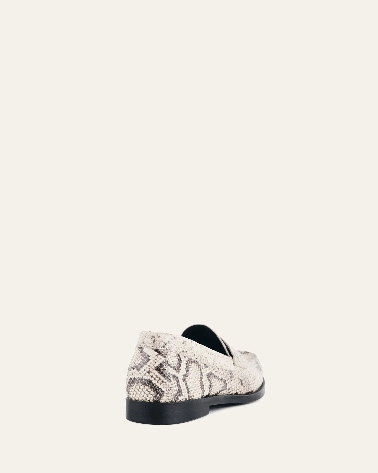 TAIT LOAFERS NATURAL SNAKE PRINT LEATHER Jo Mercer