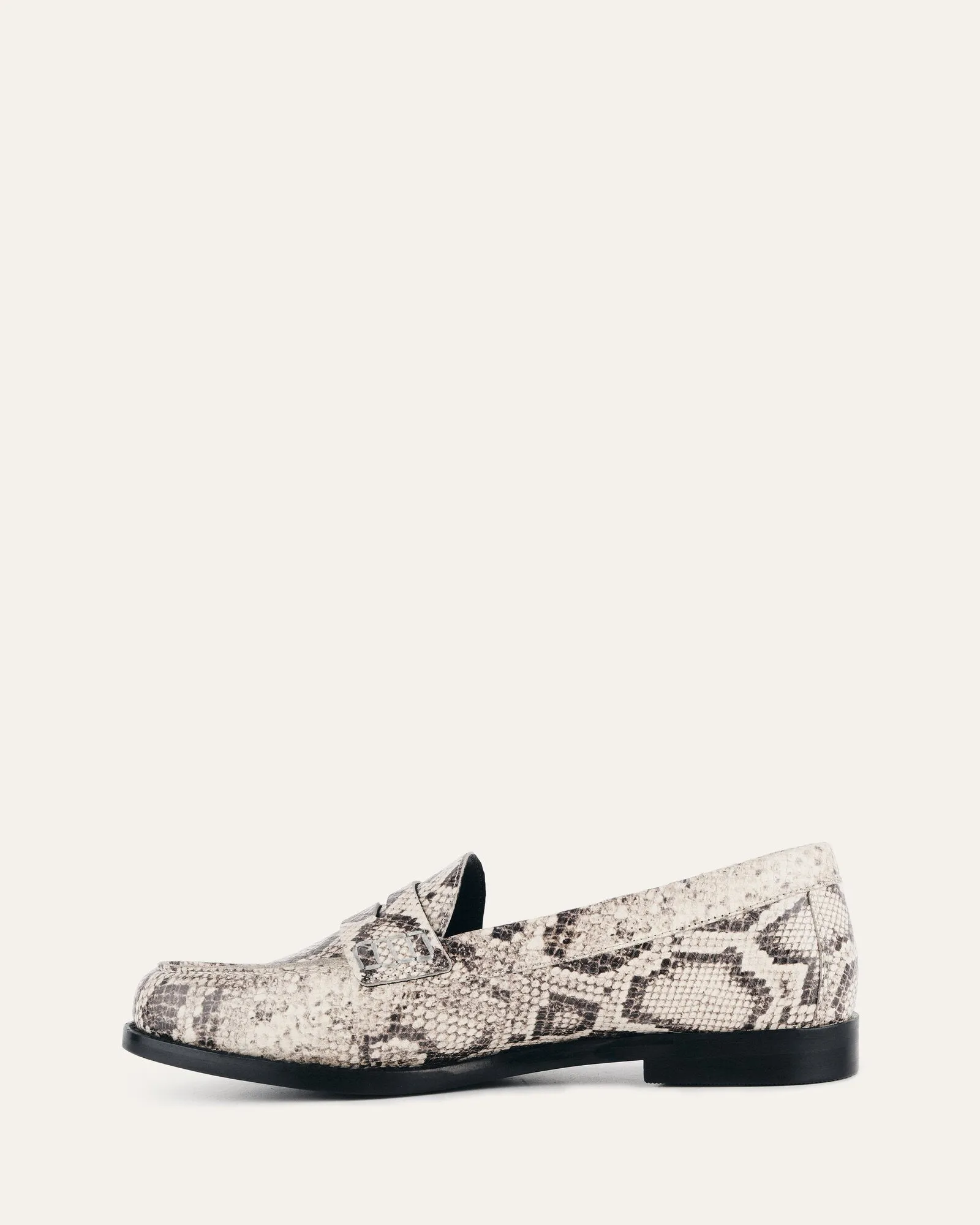 TAIT LOAFERS NATURAL SNAKE PRINT LEATHER Jo Mercer