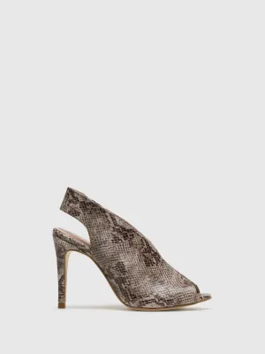 Tan Sling-Back Sandals