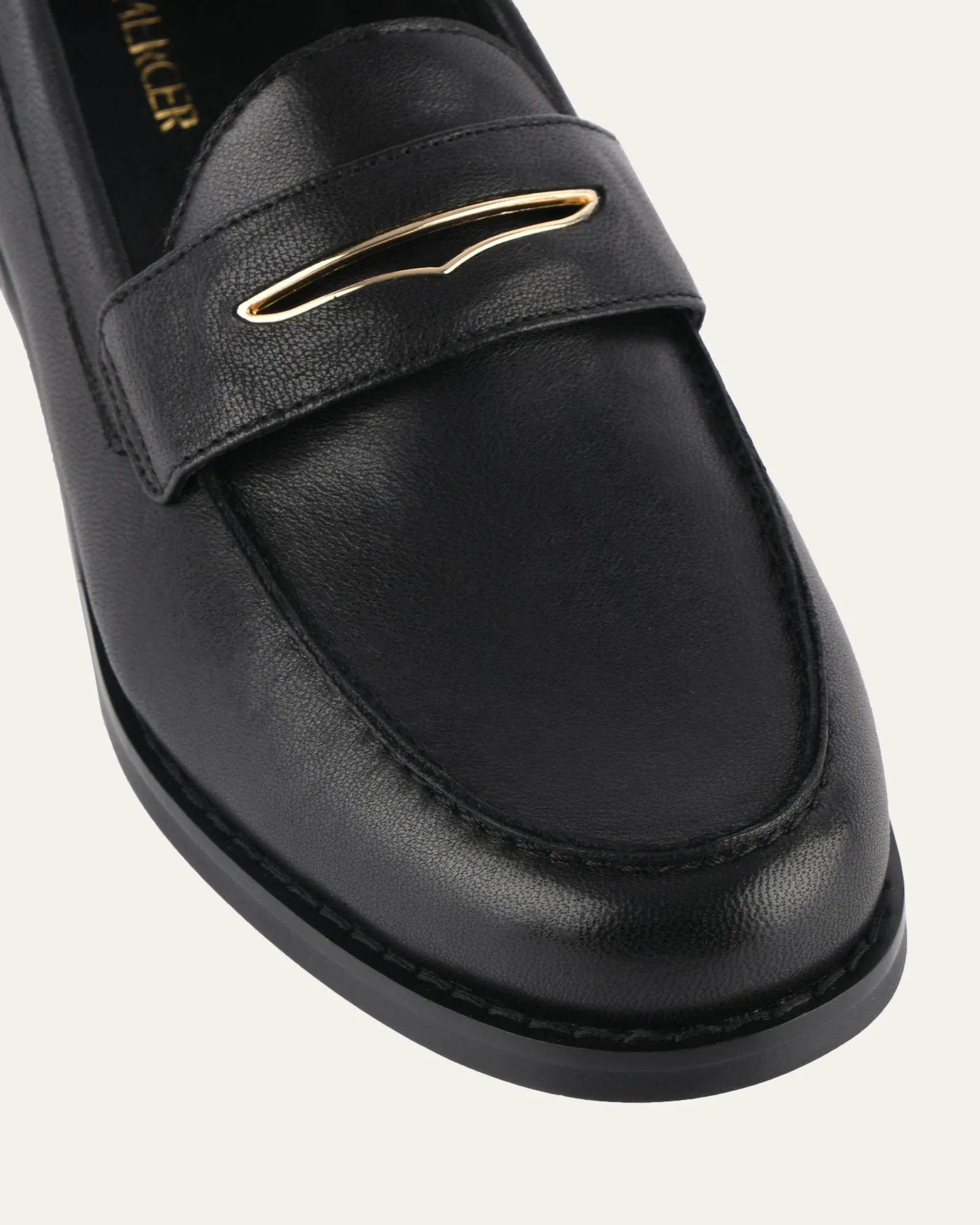 TAVI LOAFERS BLACK LEATHER Jo Mercer