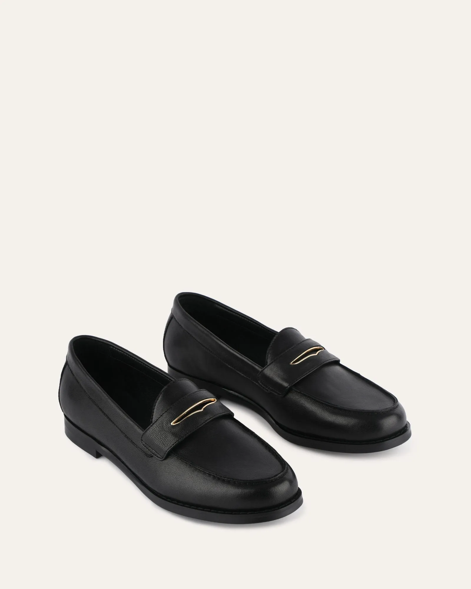 TAVI LOAFERS BLACK LEATHER Jo Mercer