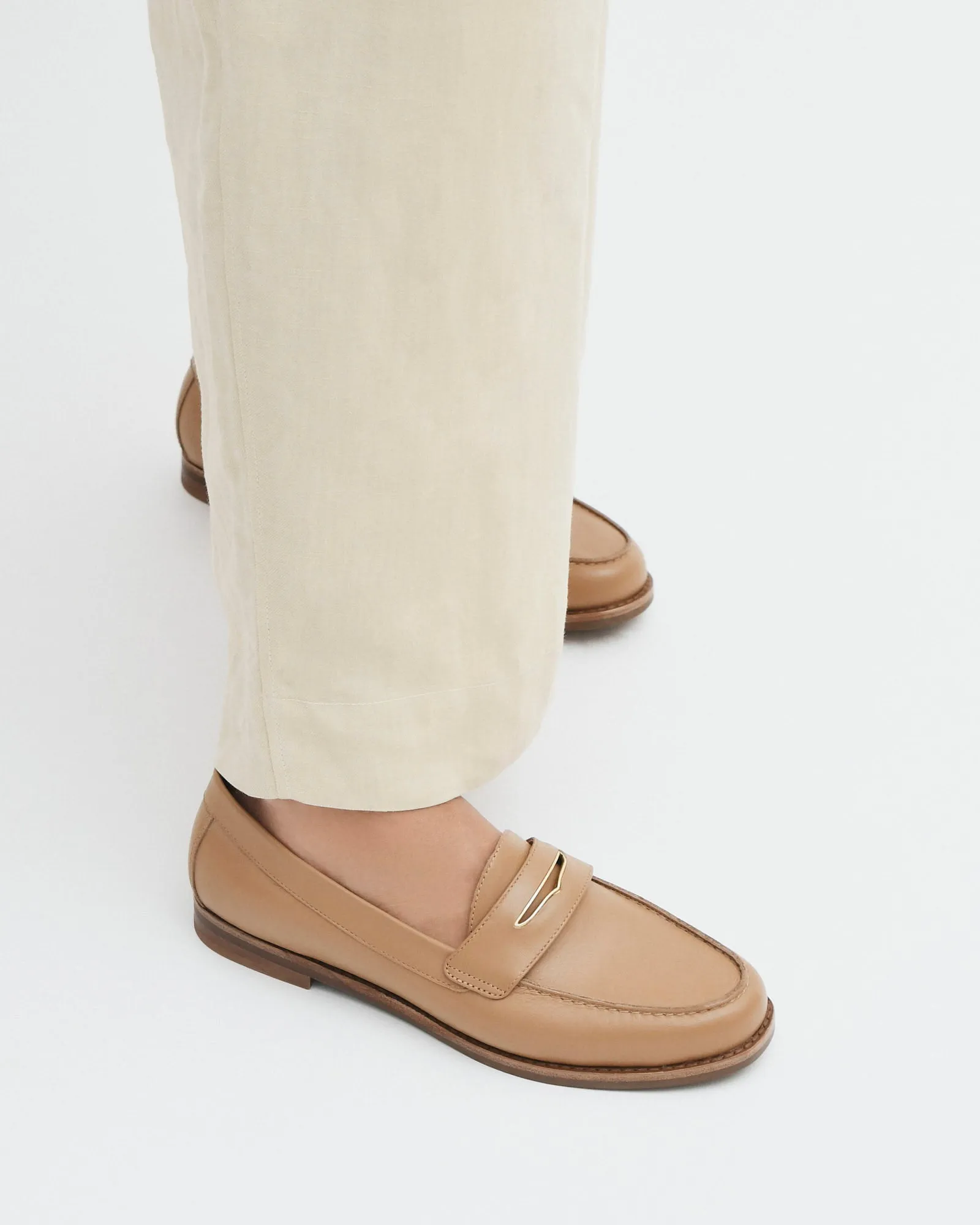 TAVI LOAFERS TAN LEATHER Jo Mercer