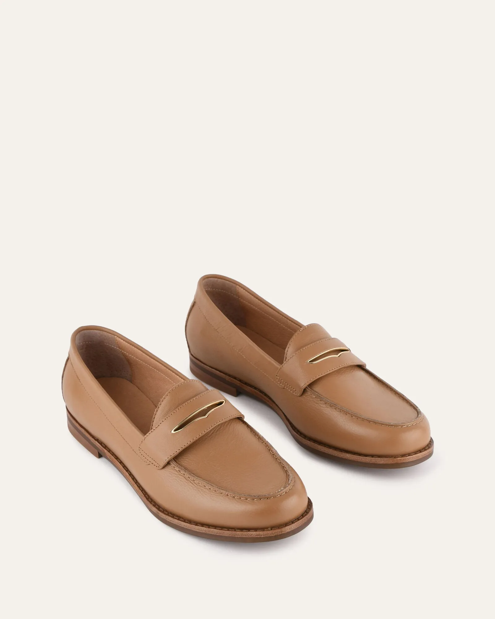 TAVI LOAFERS TAN LEATHER Jo Mercer