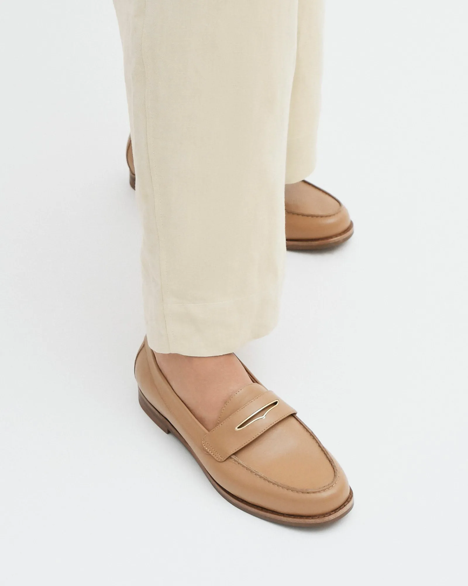TAVI LOAFERS TAN LEATHER Jo Mercer