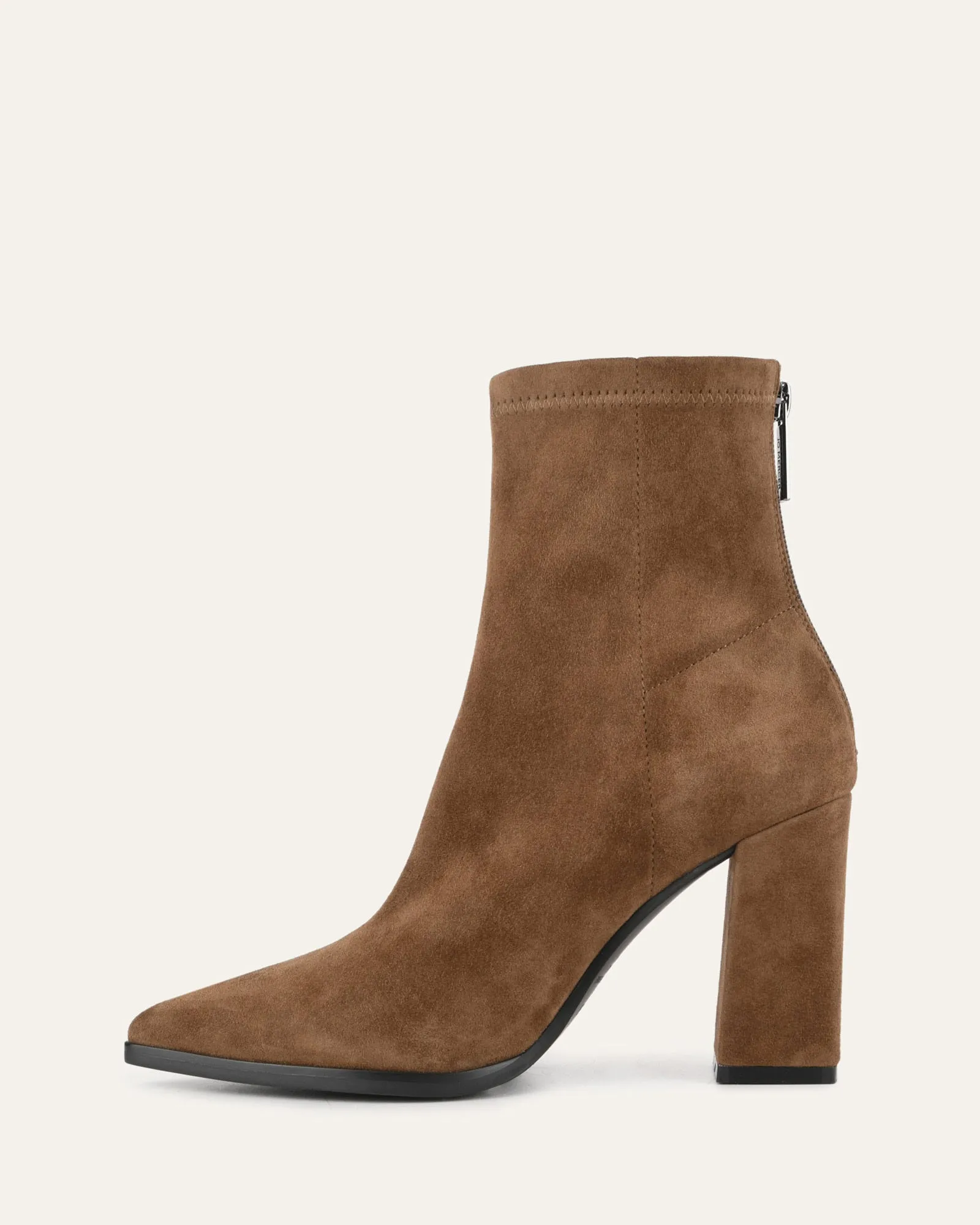 TEO HIGH ANKLE BOOTS BARK SUEDE Jo Mercer
