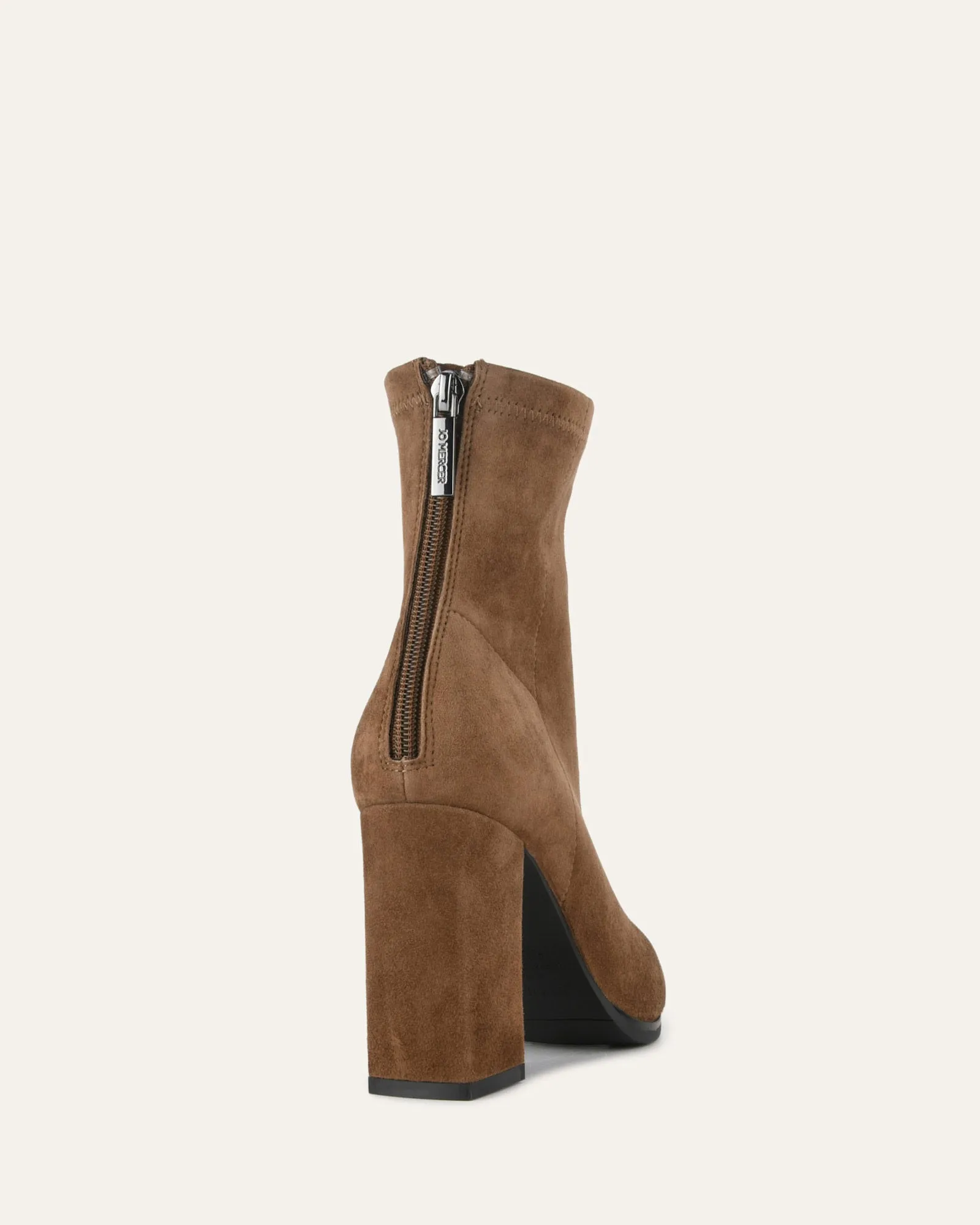 TEO HIGH ANKLE BOOTS BARK SUEDE Jo Mercer