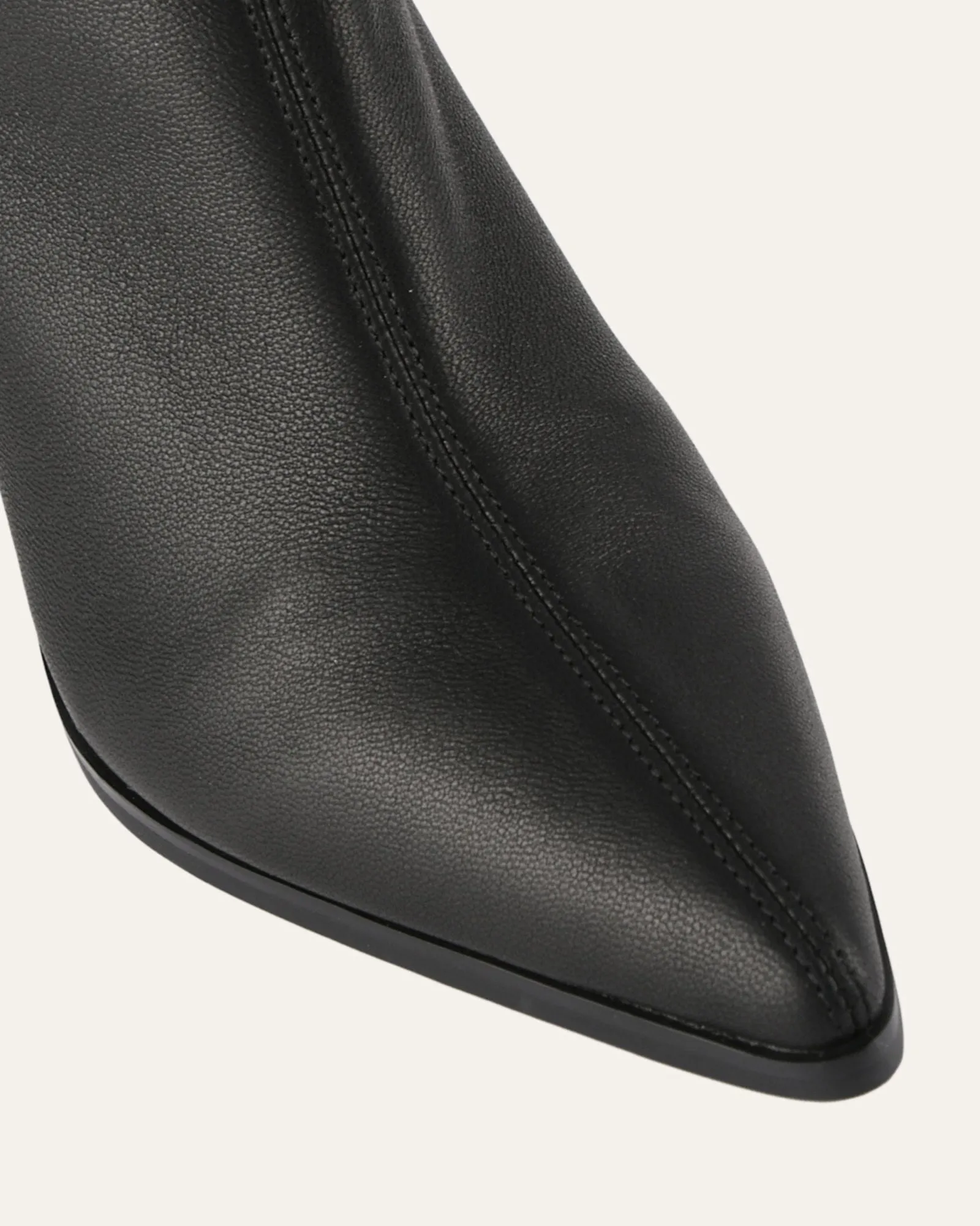 TEO HIGH ANKLE BOOTS BLACK LEATHER Jo Mercer