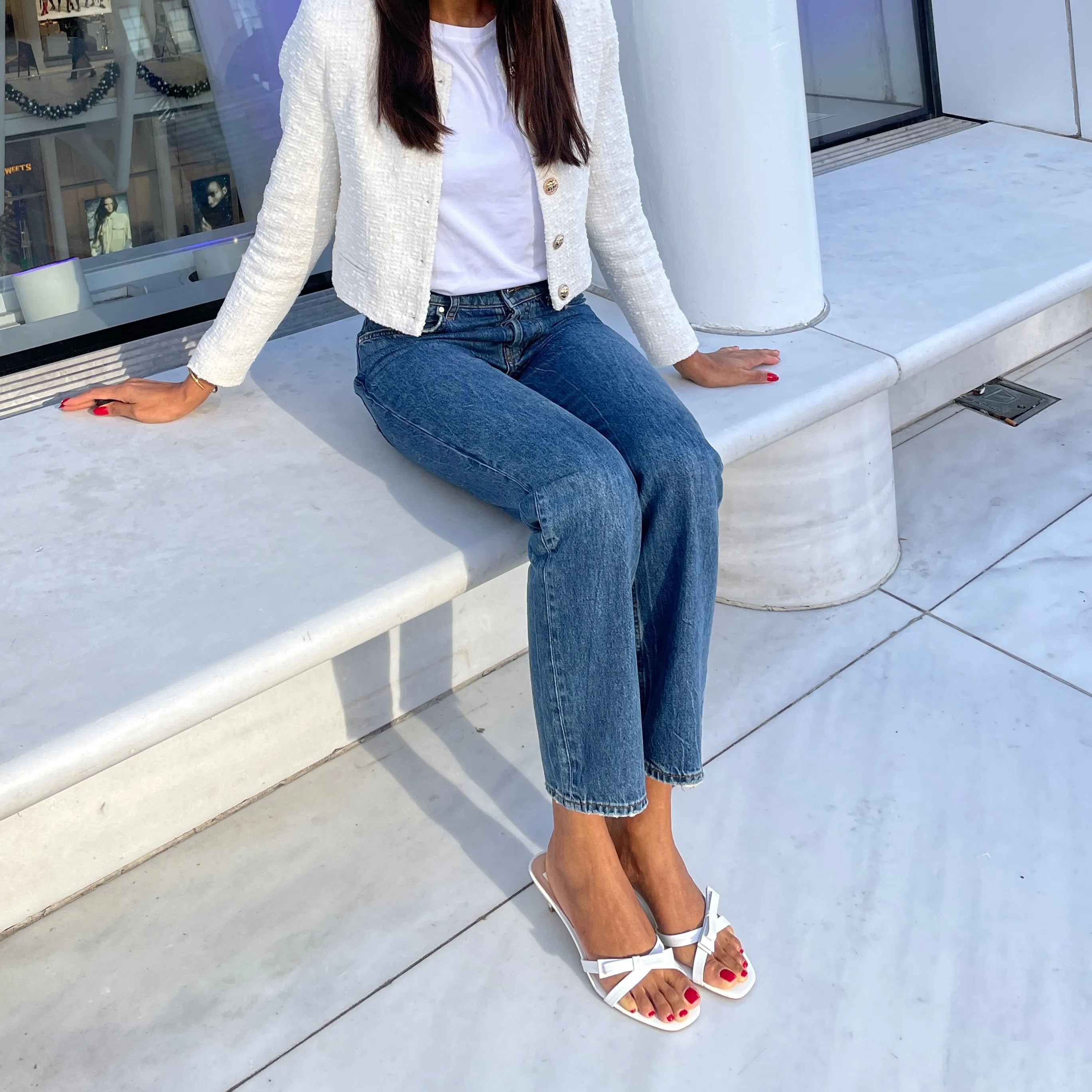 TERISA HEELS TRUE WHITE LEATHER Dolce Vita