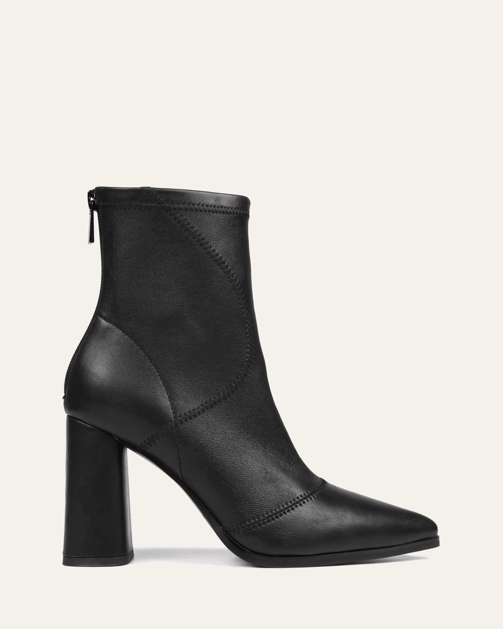 TEX HIGH ANKLE BOOTS BLACK LEATHER Jo Mercer