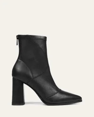 TEX HIGH ANKLE BOOTS BLACK LEATHER Jo Mercer