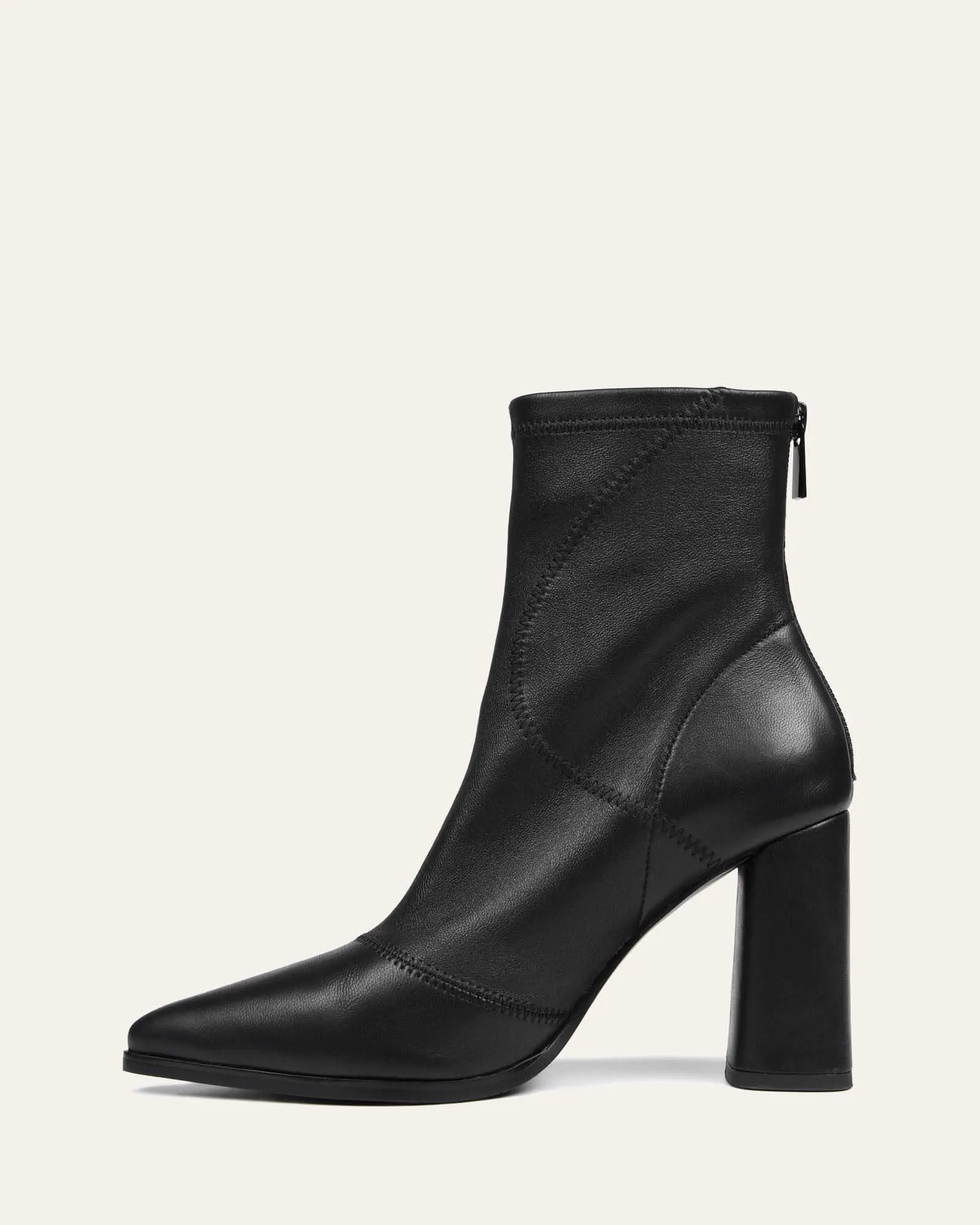 TEX HIGH ANKLE BOOTS BLACK LEATHER Jo Mercer