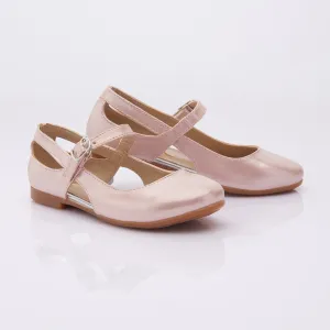 Toddler Pink Cut-Out Flats