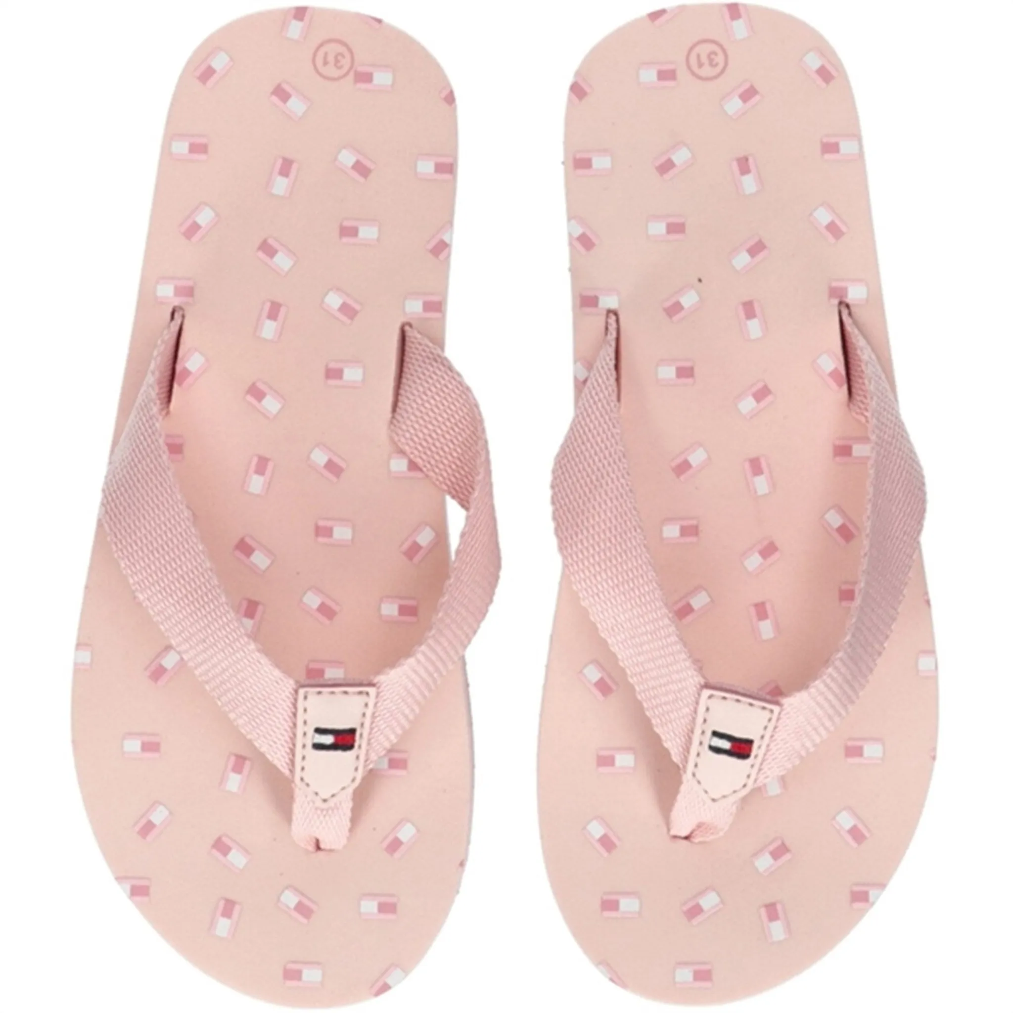 Tommy Hilfiger Flag Flip Flop Pink