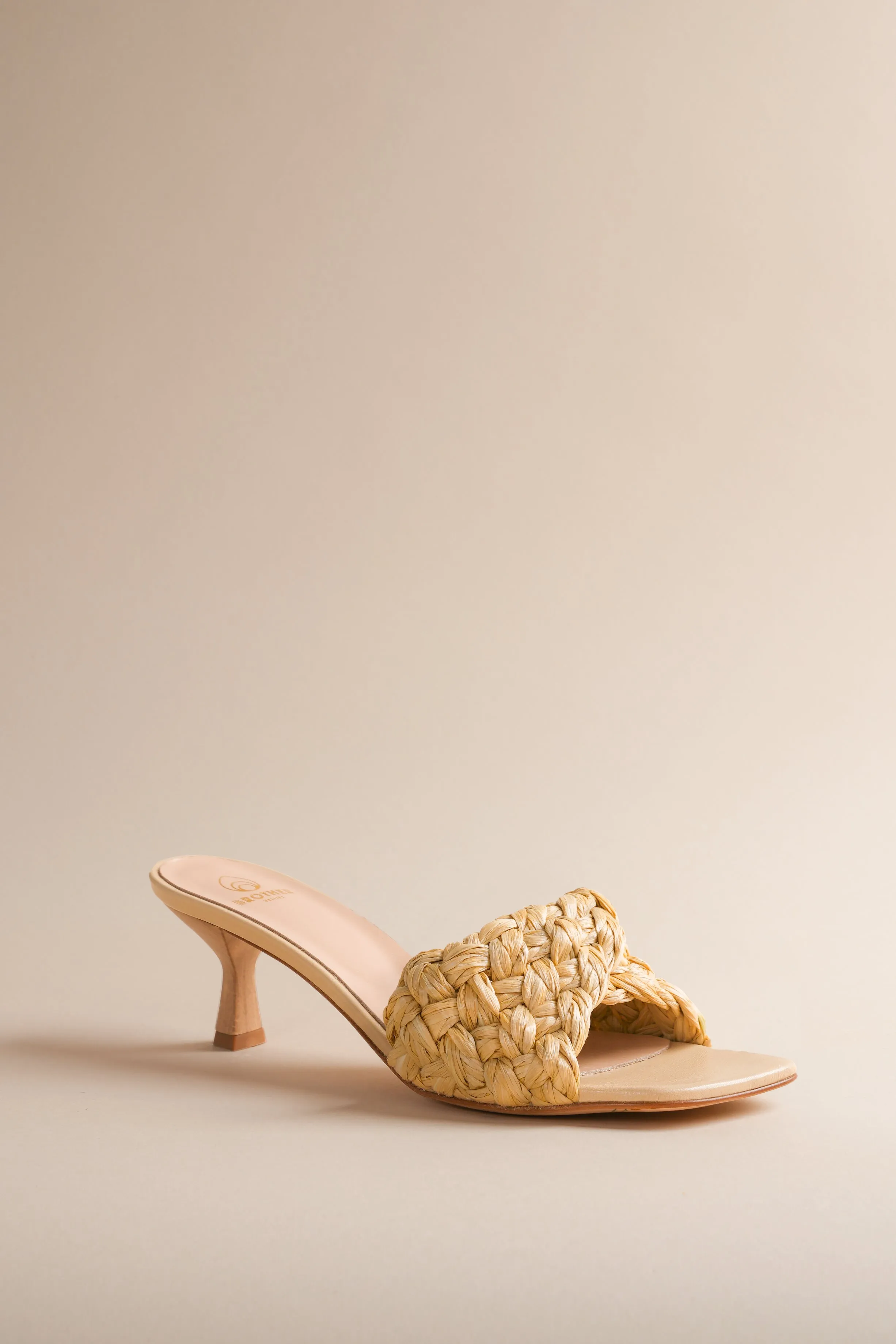 Tuesday Mule in Raffia Brother Vellies