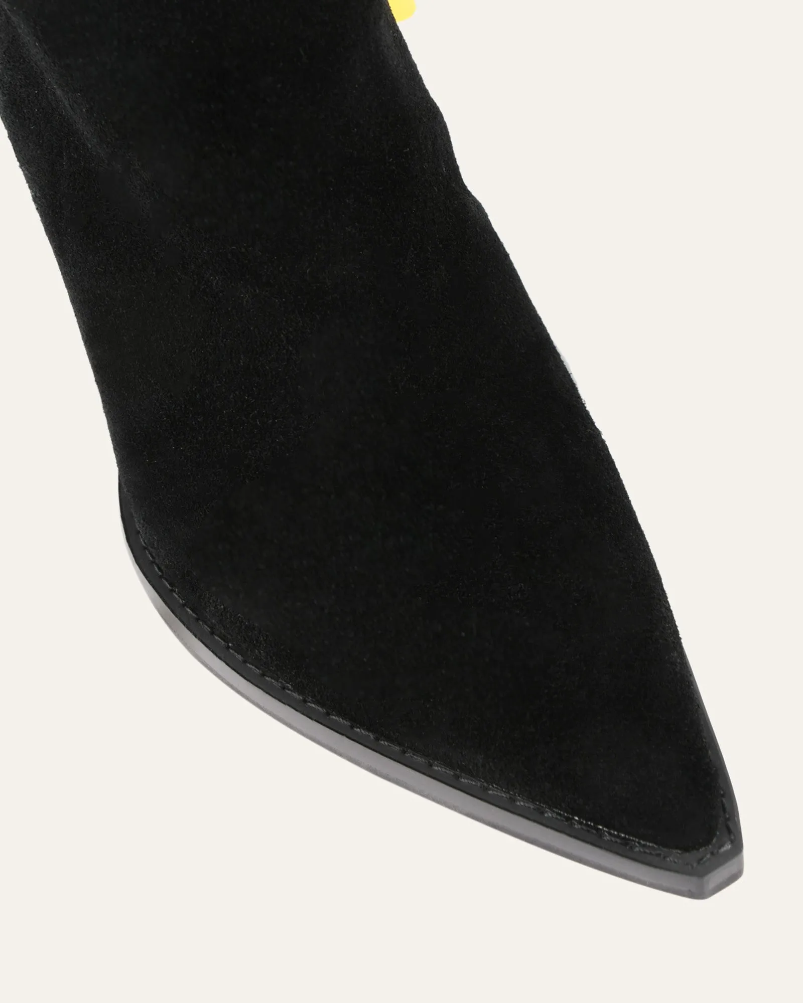 UMA OVER THE KNEE BOOTS BLACK SUEDE Jo Mercer