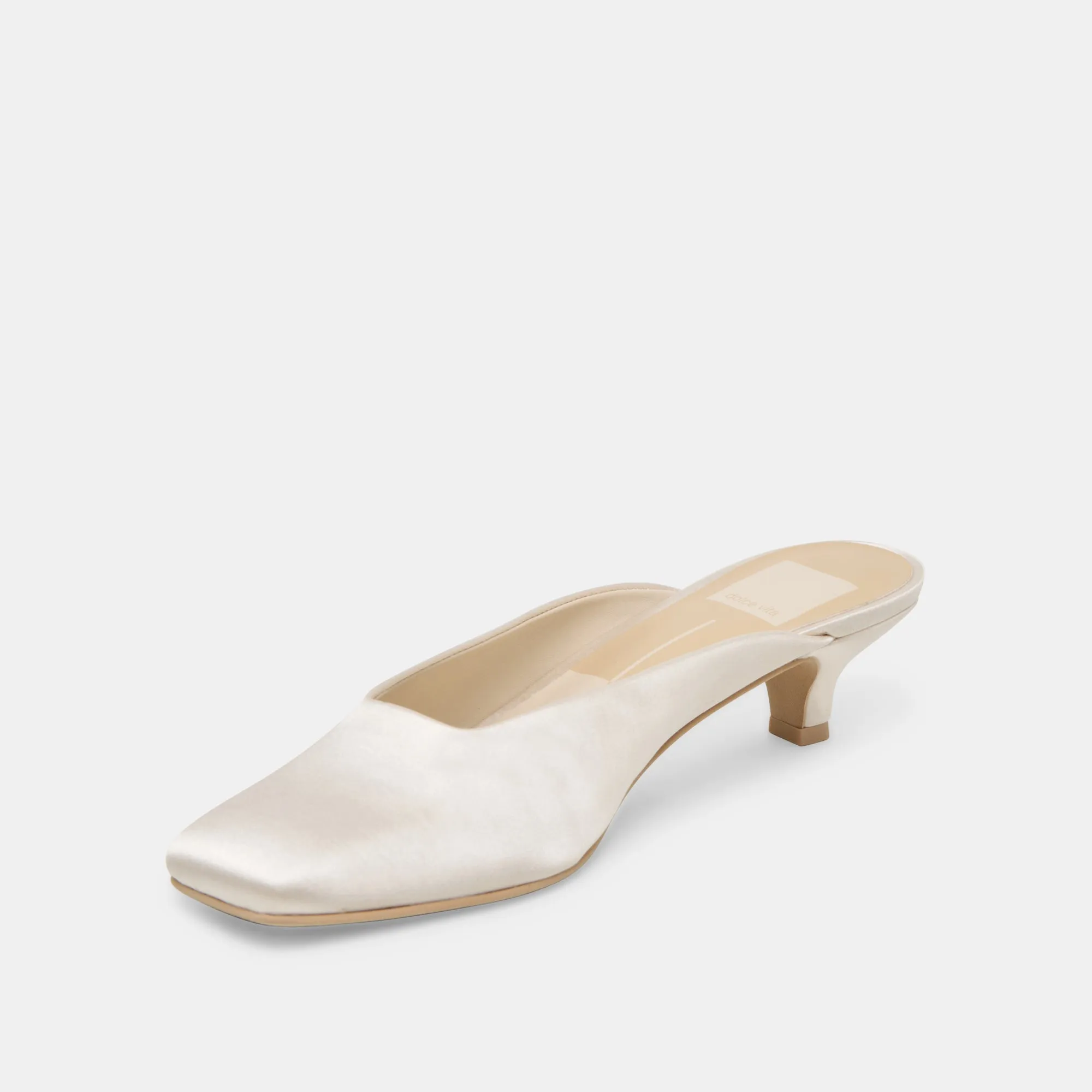 UMARA HEELS IVORY SATIN Dolce Vita