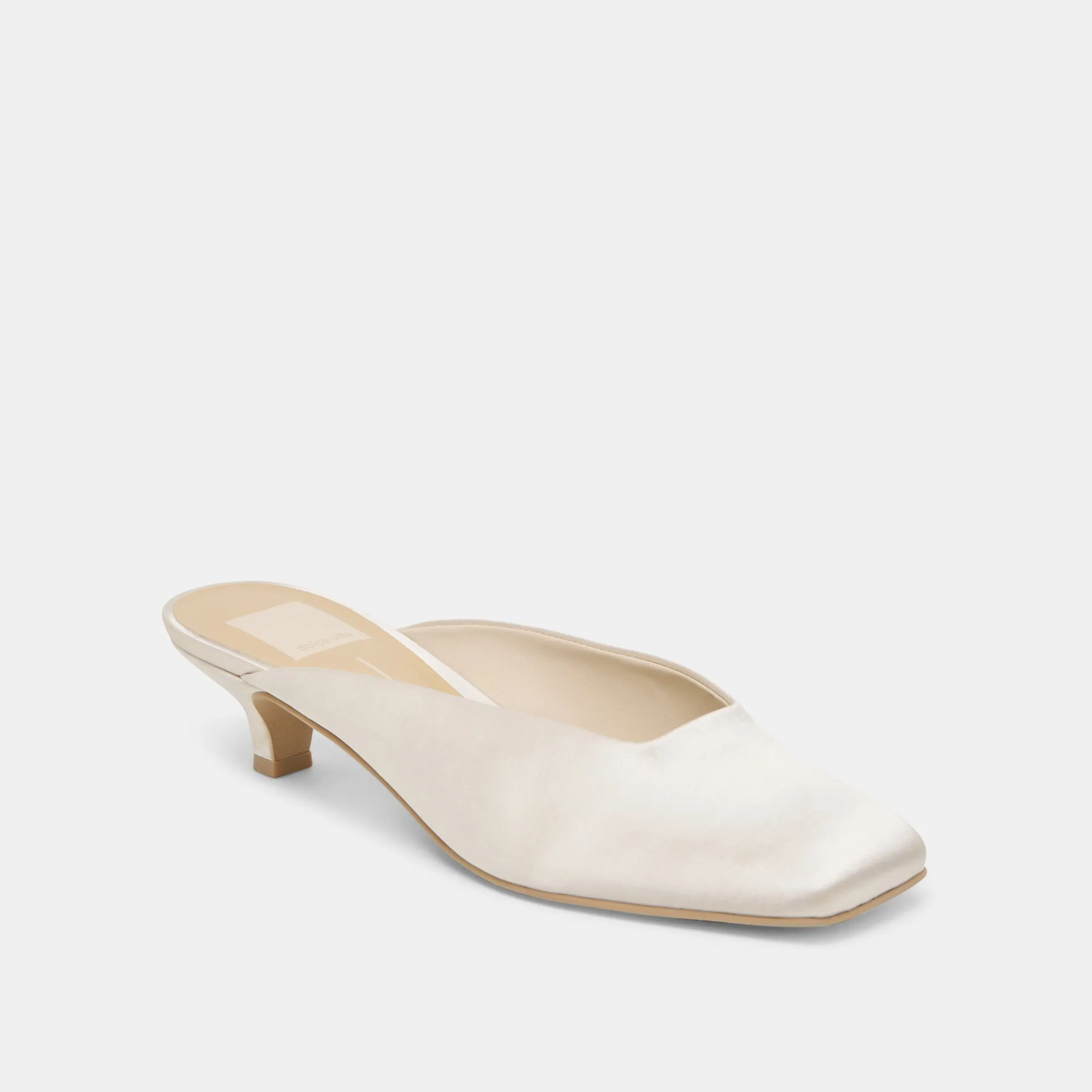 UMARA HEELS IVORY SATIN Dolce Vita