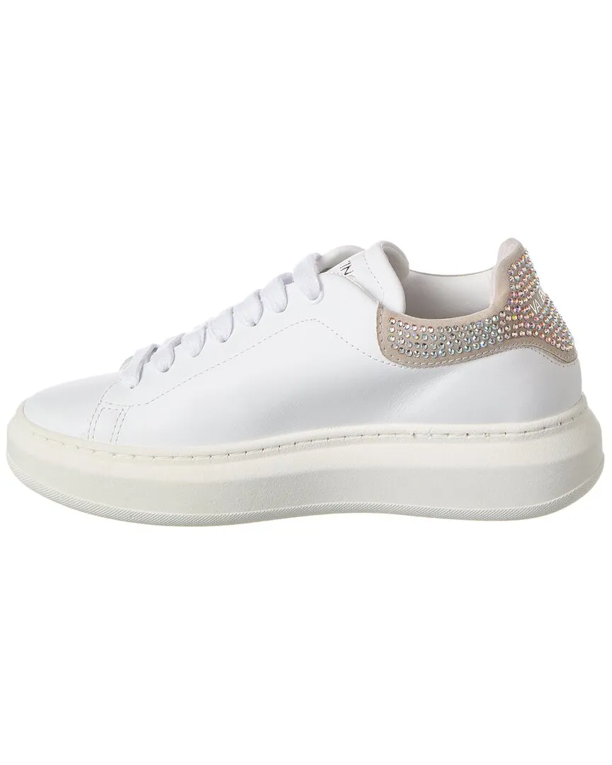 Valentino by Mario Valentino Fresia Sparkling Leather Sneaker