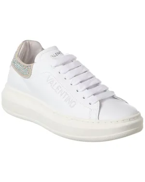 Valentino by Mario Valentino Fresia Sparkling Leather Sneaker