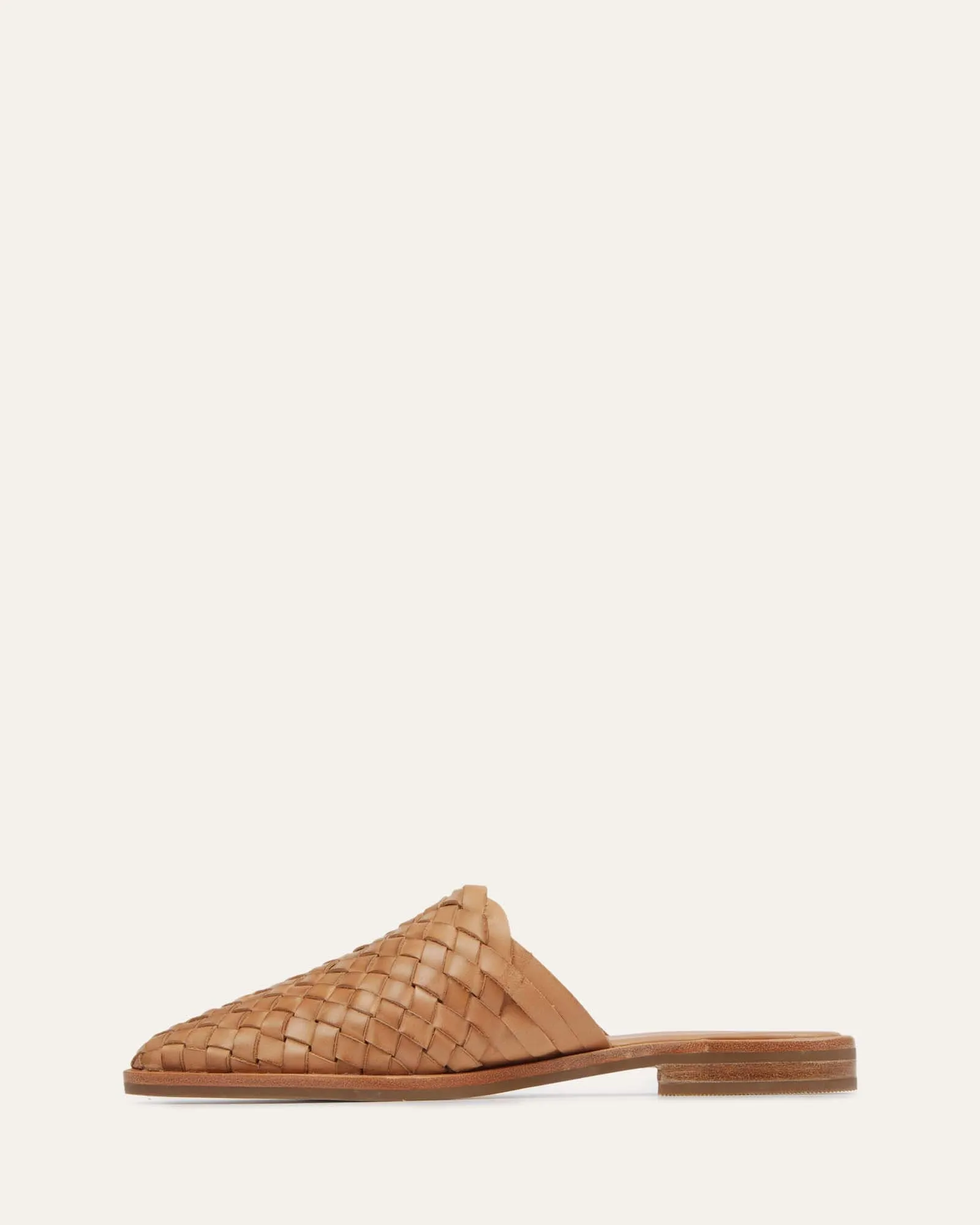 WEAVER CASUAL FLATS TAN LEATHER Jo Mercer