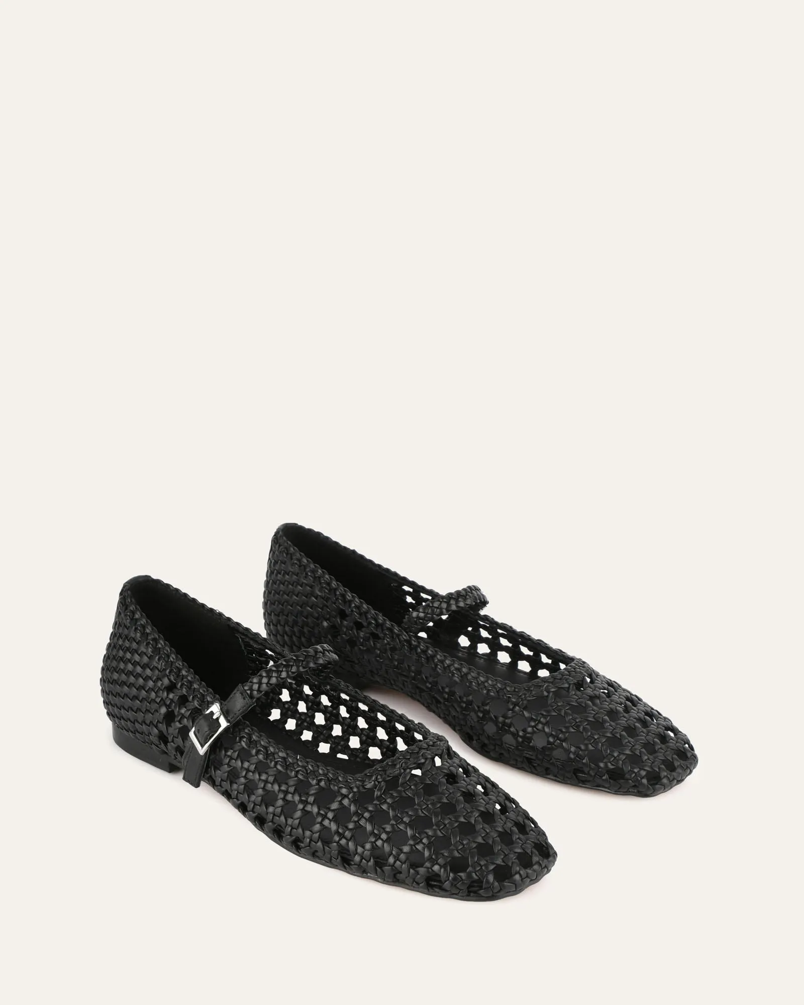 WILLIS CASUAL FLATS BLACK LEATHER Jo Mercer
