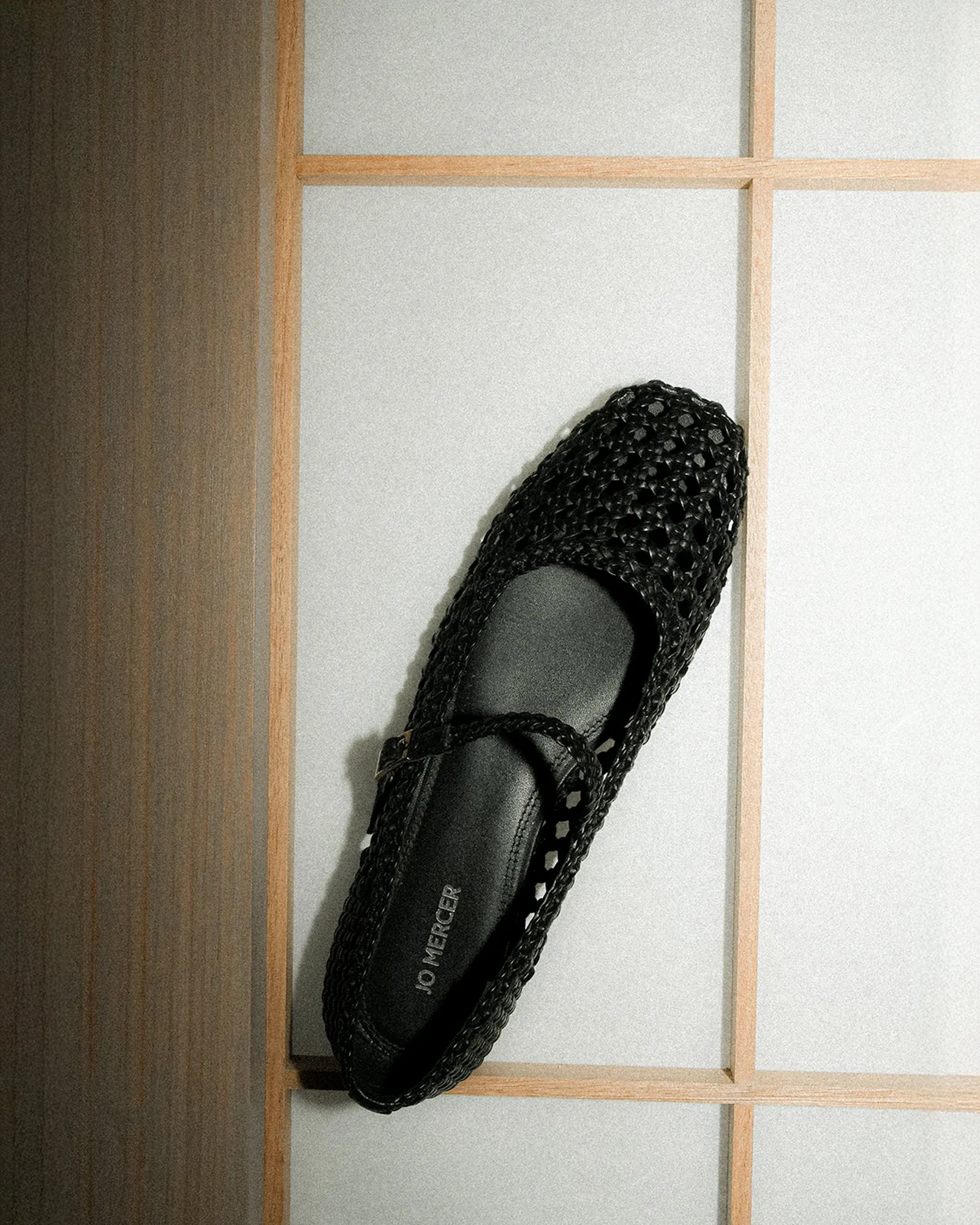 WILLIS CASUAL FLATS BLACK LEATHER Jo Mercer