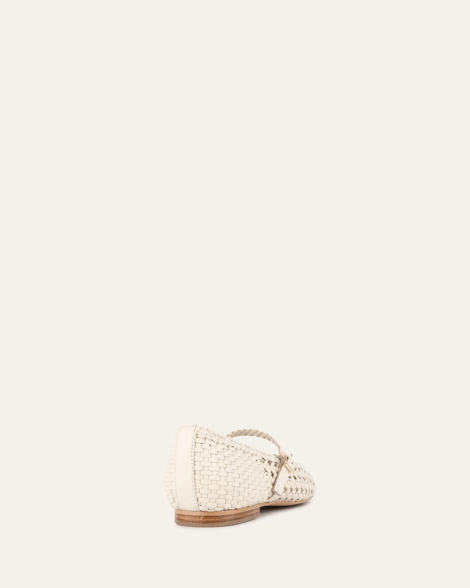 WILLIS CASUAL FLATS OFF WHITE LEATHER Jo Mercer