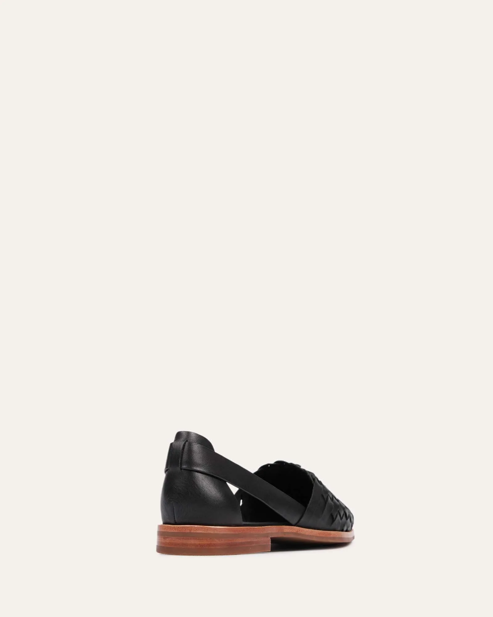 WISDOM CASUAL FLATS BLACK LEATHER Jo Mercer