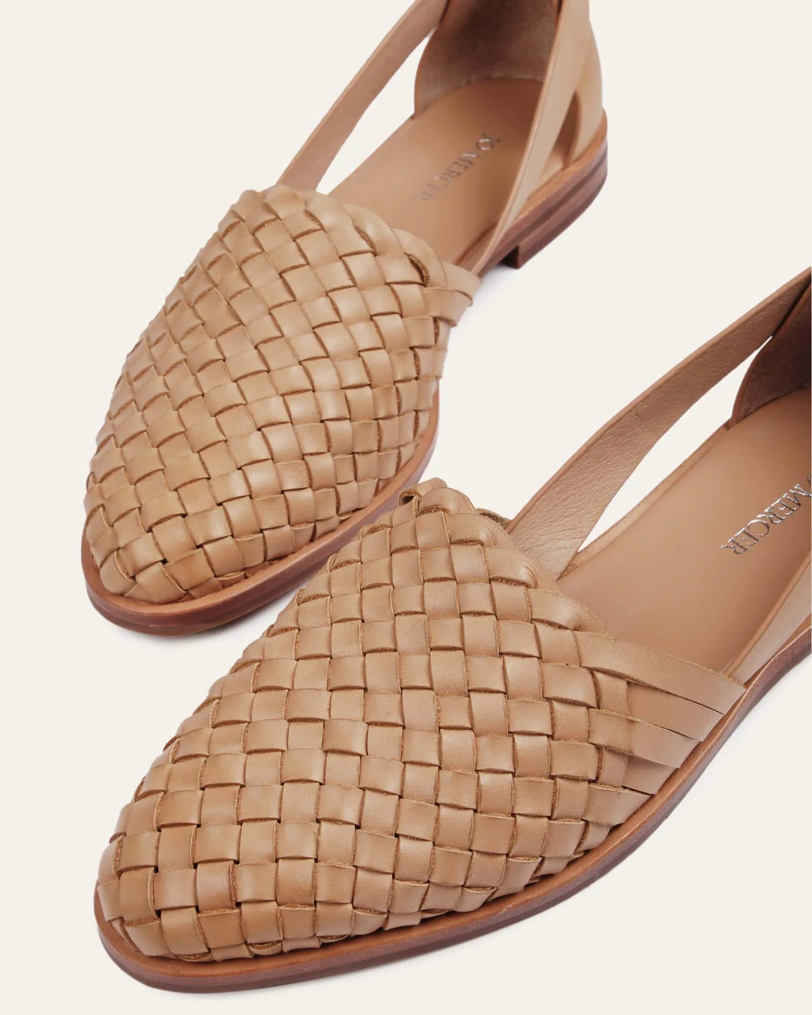 WISDOM CASUAL FLATS TAN LEATHER Jo Mercer