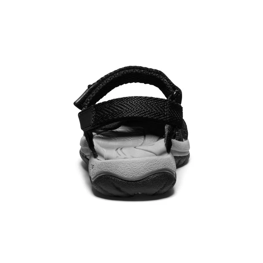 Women's Bali Strap Sandal  |  Black/Alloy KEEN