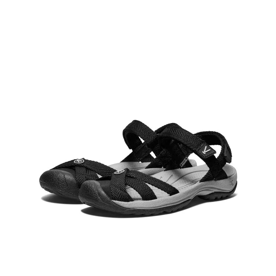 Women's Bali Strap Sandal  |  Black/Alloy KEEN