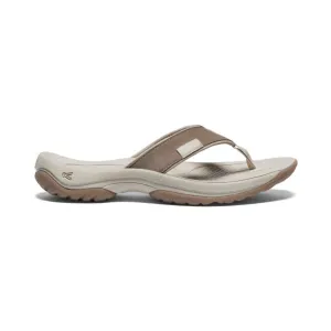 Women's Kona Leather Flip-Flop  |  Brindle/Silver Birch KEEN