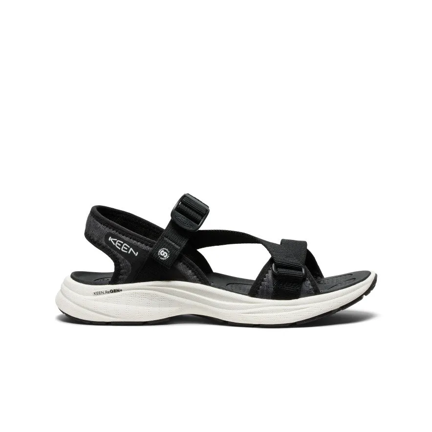 Women's Leiki Open-Toe Sandal  |  Black/Star White KEEN