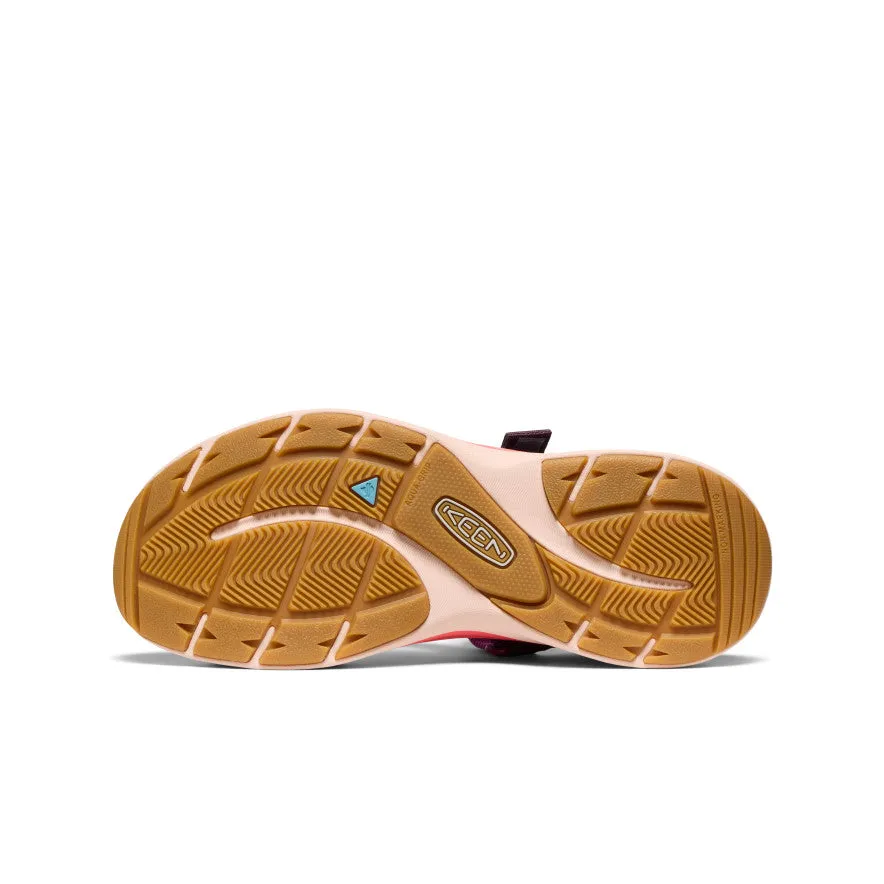 Women's Leiki Open-Toe Sandal  |  Plum Perfect/Dubarry KEEN