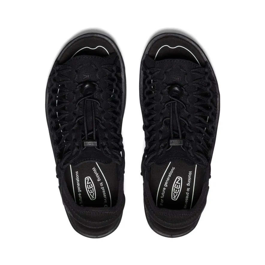 Women's UNEEK II Open-Toe Sneaker  |  Black/Black KEEN