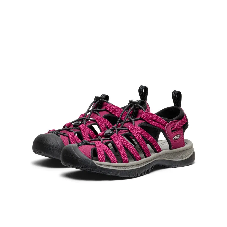 Women's Whisper  |  Beaujolais/Black KEEN